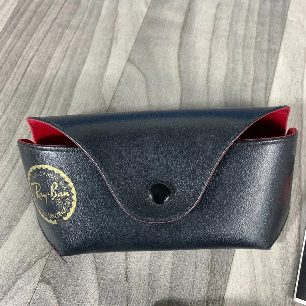 RAY BAN RB4246 984 ROUND UNIQUE WRINKLE BLUE FRAMED SUNGLASSES Excellent